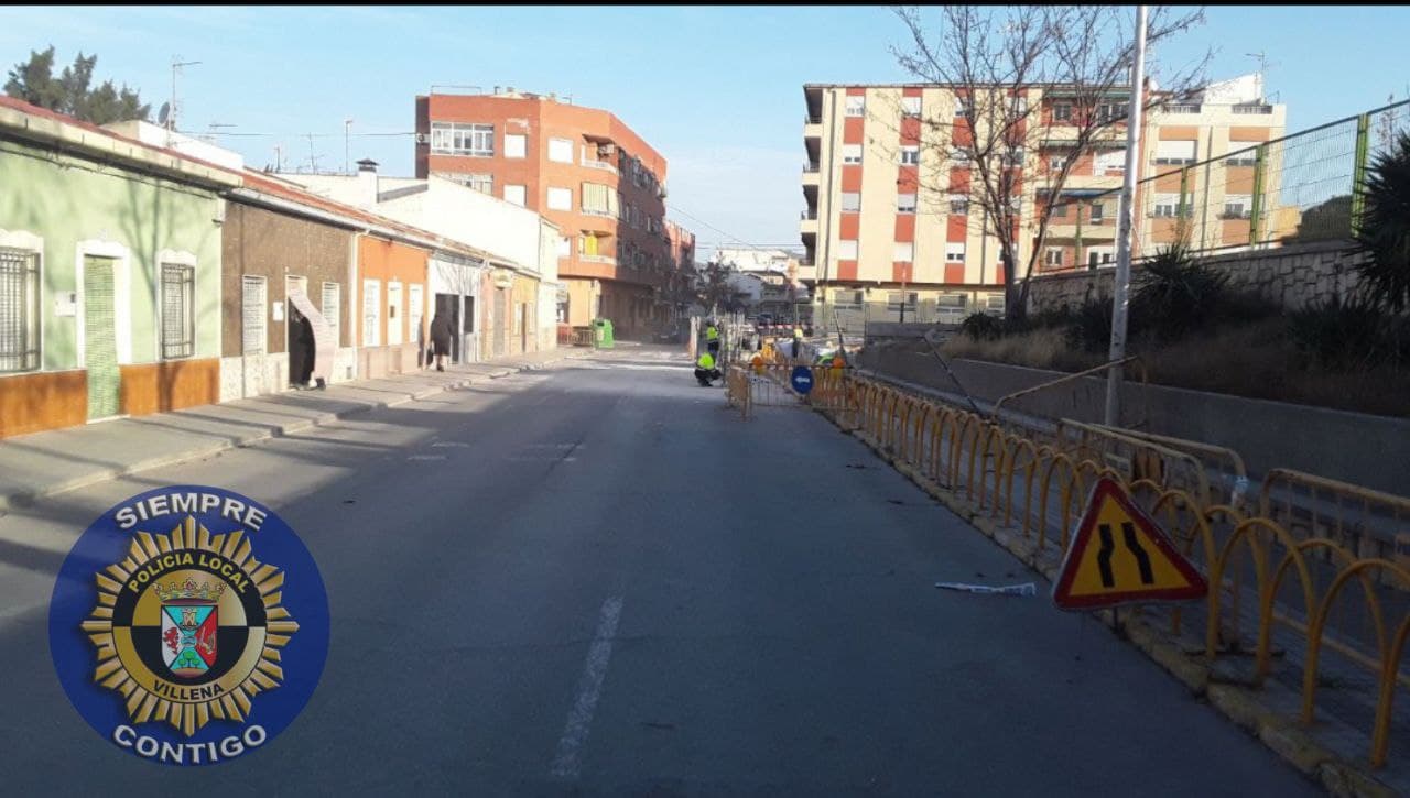 Reabierta al tráfico la calle San Sebastián El Periódico de Villena