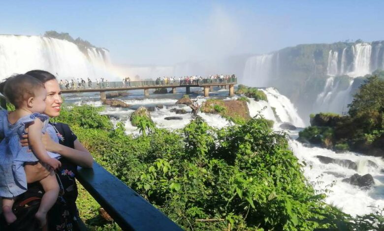 visitando las cataratas de iguazú con niños